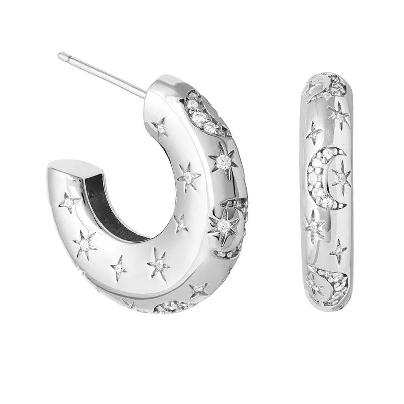 Moon and Stars Dome Hoops - Image 5