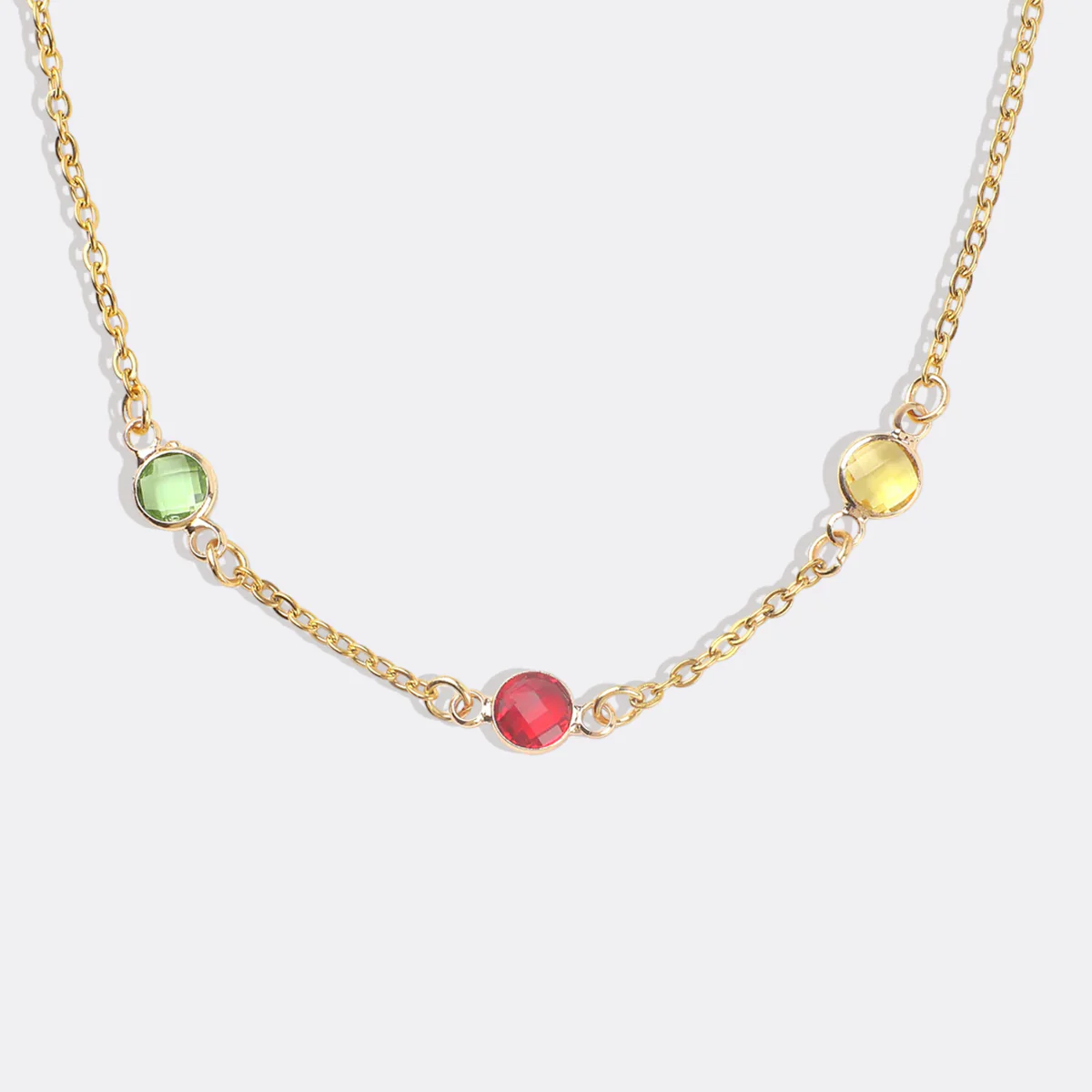 Multi-Stone Birthstone Necklace - Image 15
