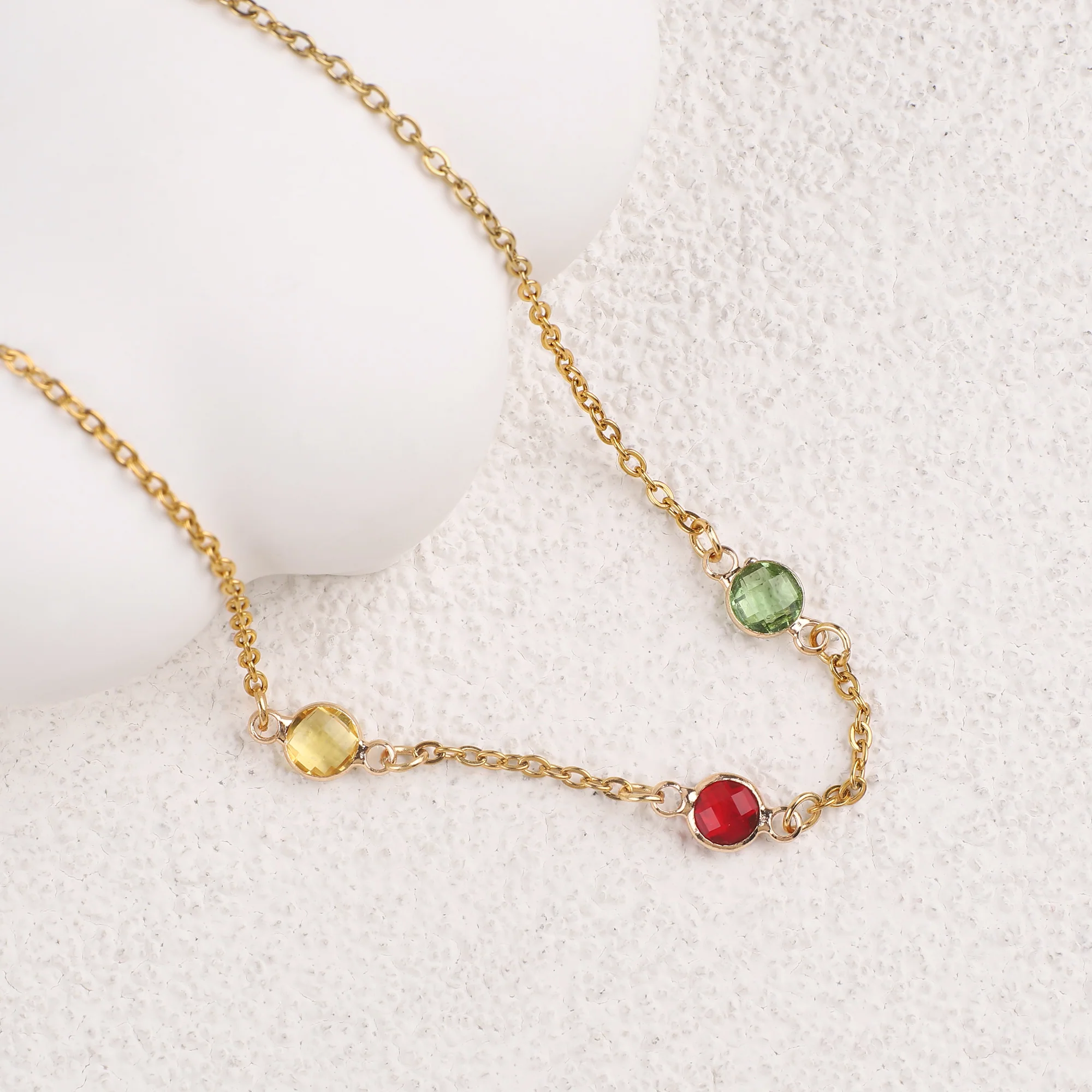 Multi-Stone Birthstone Necklace - Image 5