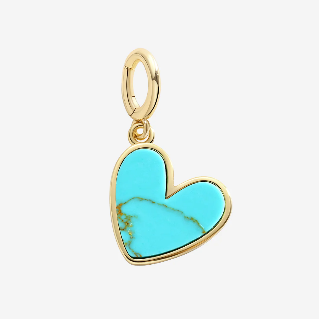 Natural Stone Heart Charm - Image 10