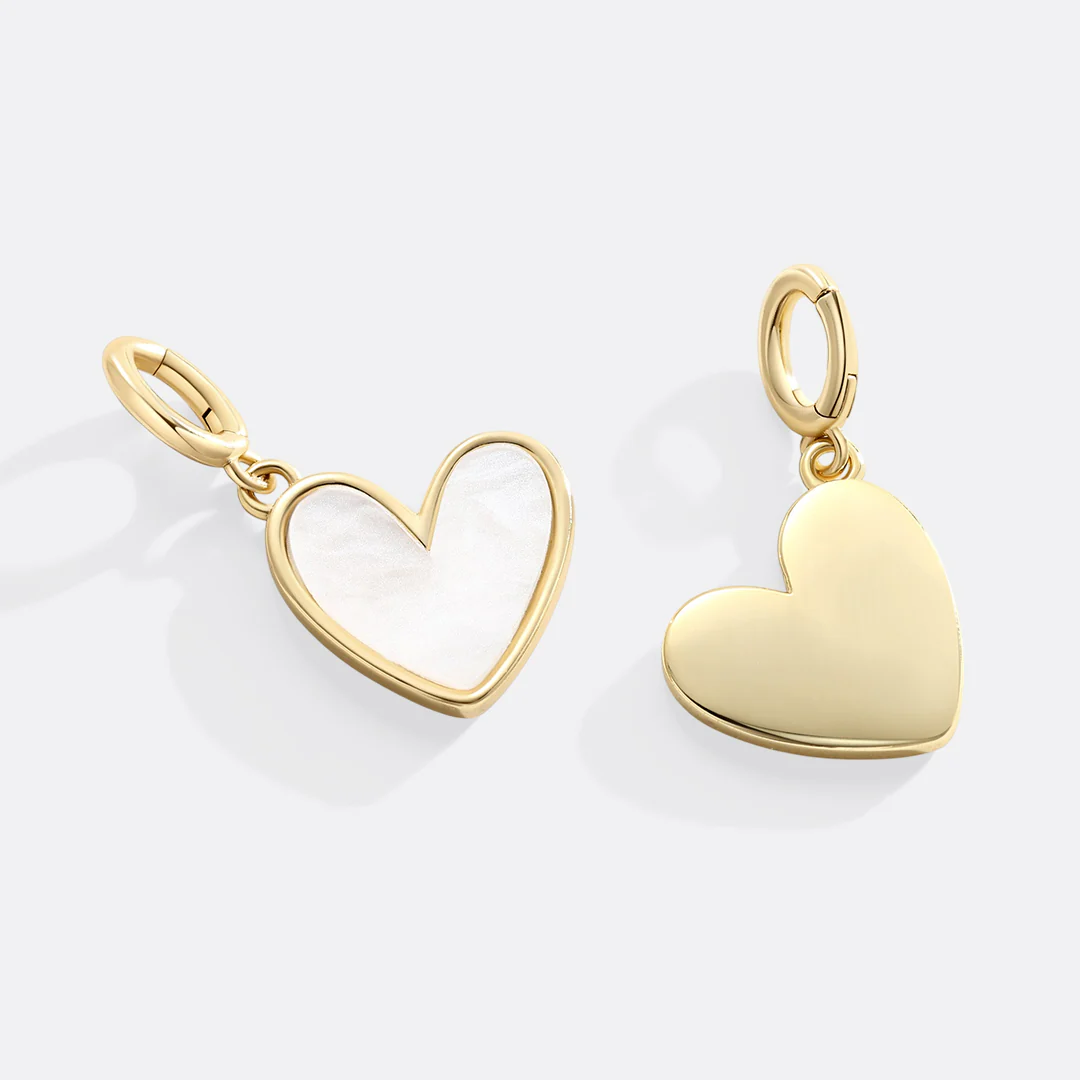 Natural Stone Heart Charm - Image 6