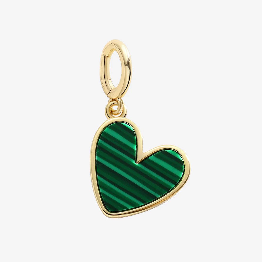 Natural Stone Heart Charm - Image 7