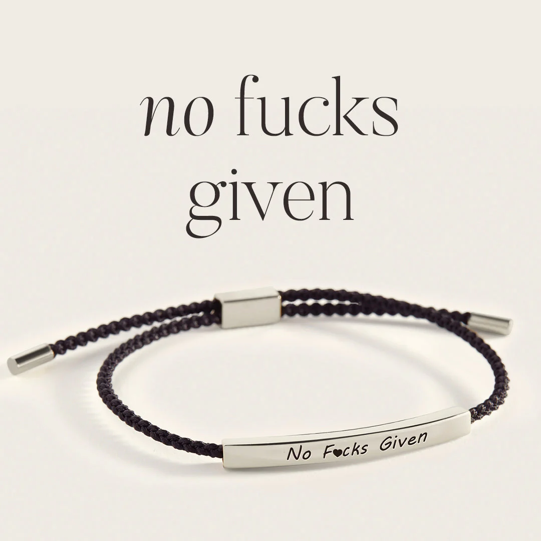 No Fâ„cks Given Inspire Bracelet