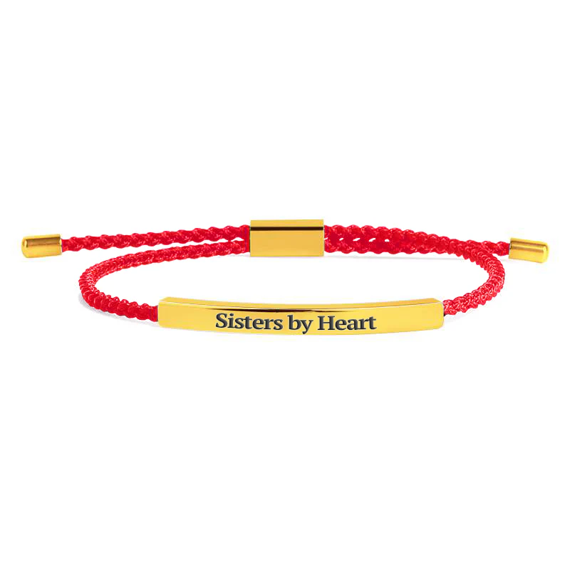 Not Sisters By Blood But Sisters By Heart Inspire Bracelet - Image 16