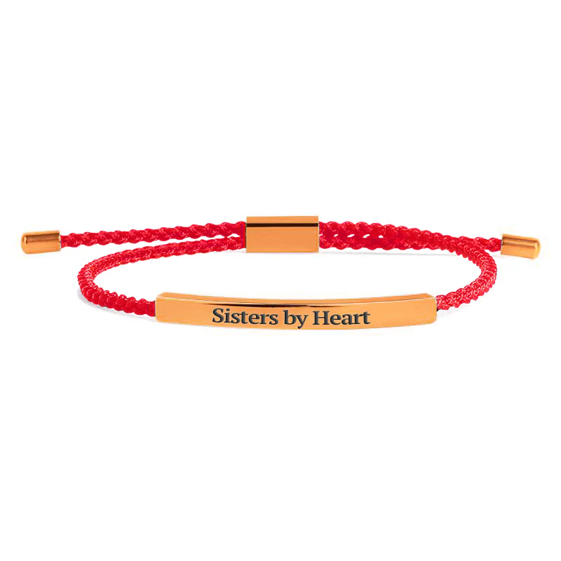 Not Sisters By Blood But Sisters By Heart Inspire Bracelet - Image 18