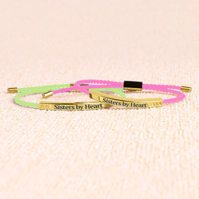 Not Sisters By Blood But Sisters By Heart Inspire Bracelet - Image 24