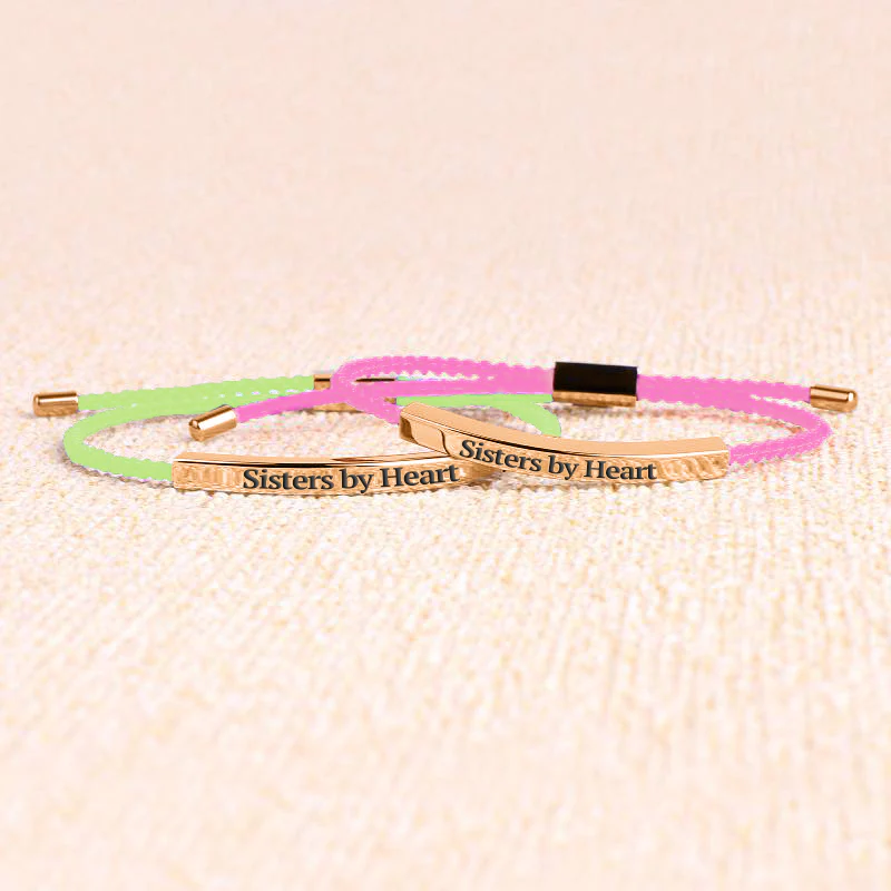 Not Sisters By Blood But Sisters By Heart Inspire Bracelet - Image 27