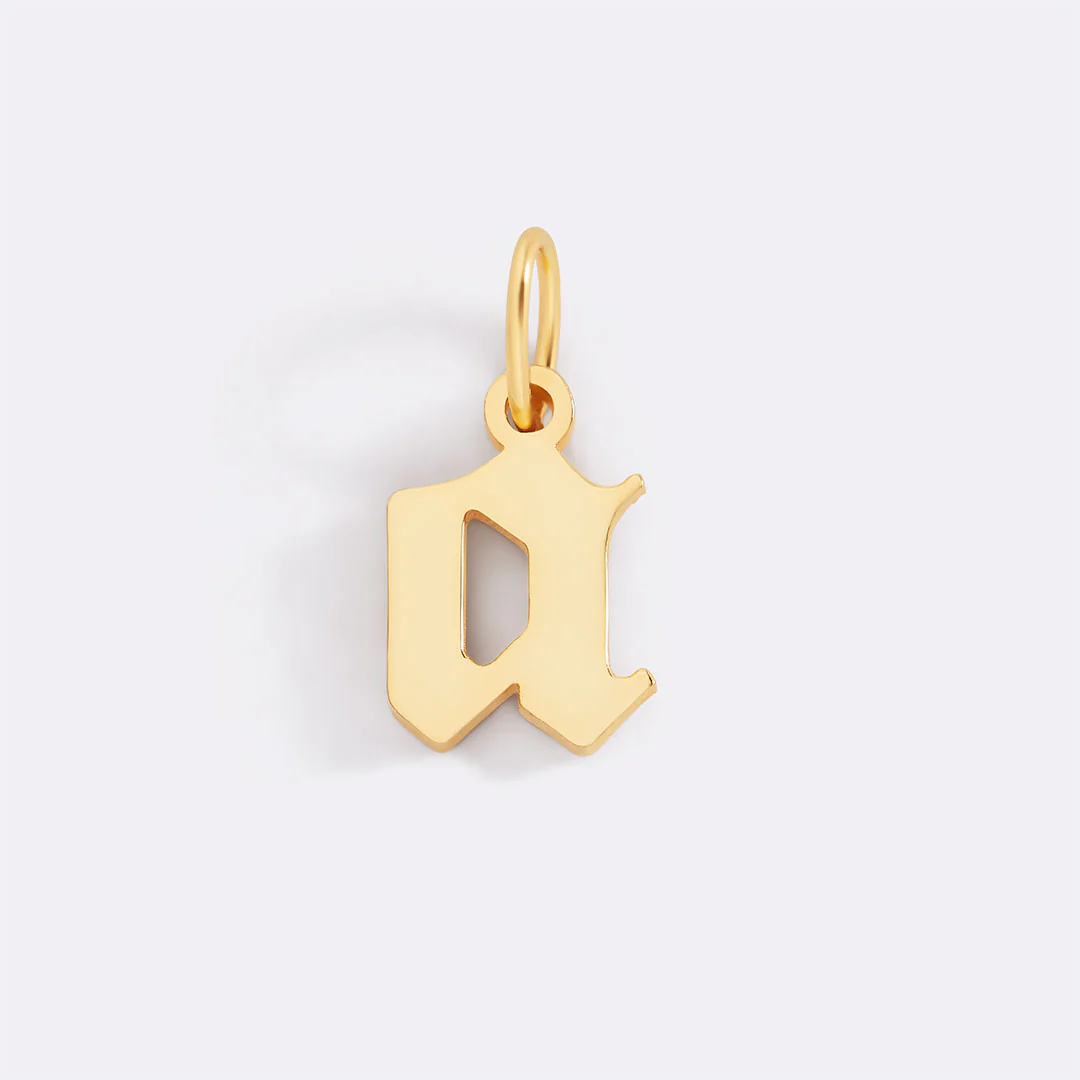 Old English Letter Charm - Image 2