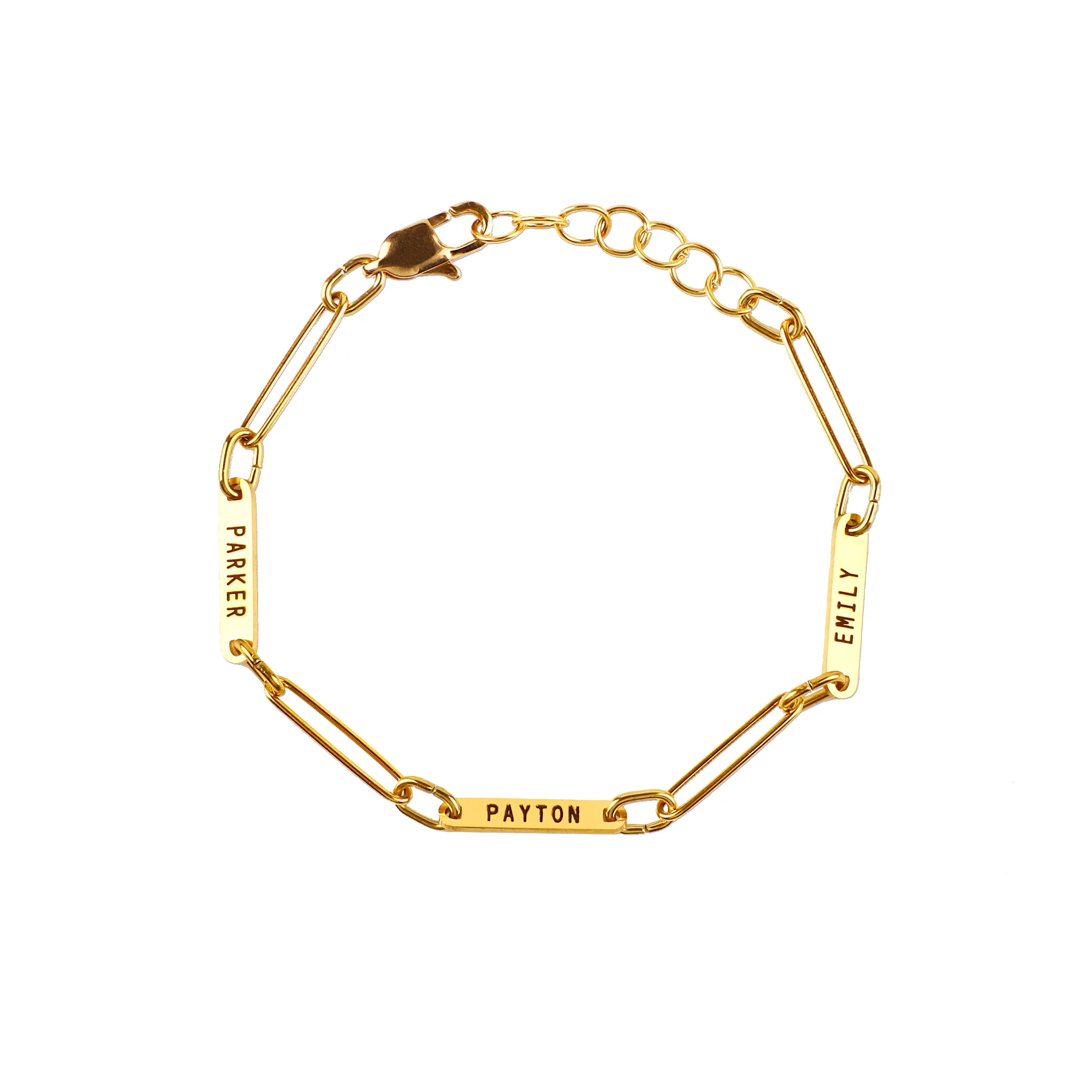 Personalized Paperclip Name Bracelet - Image 14