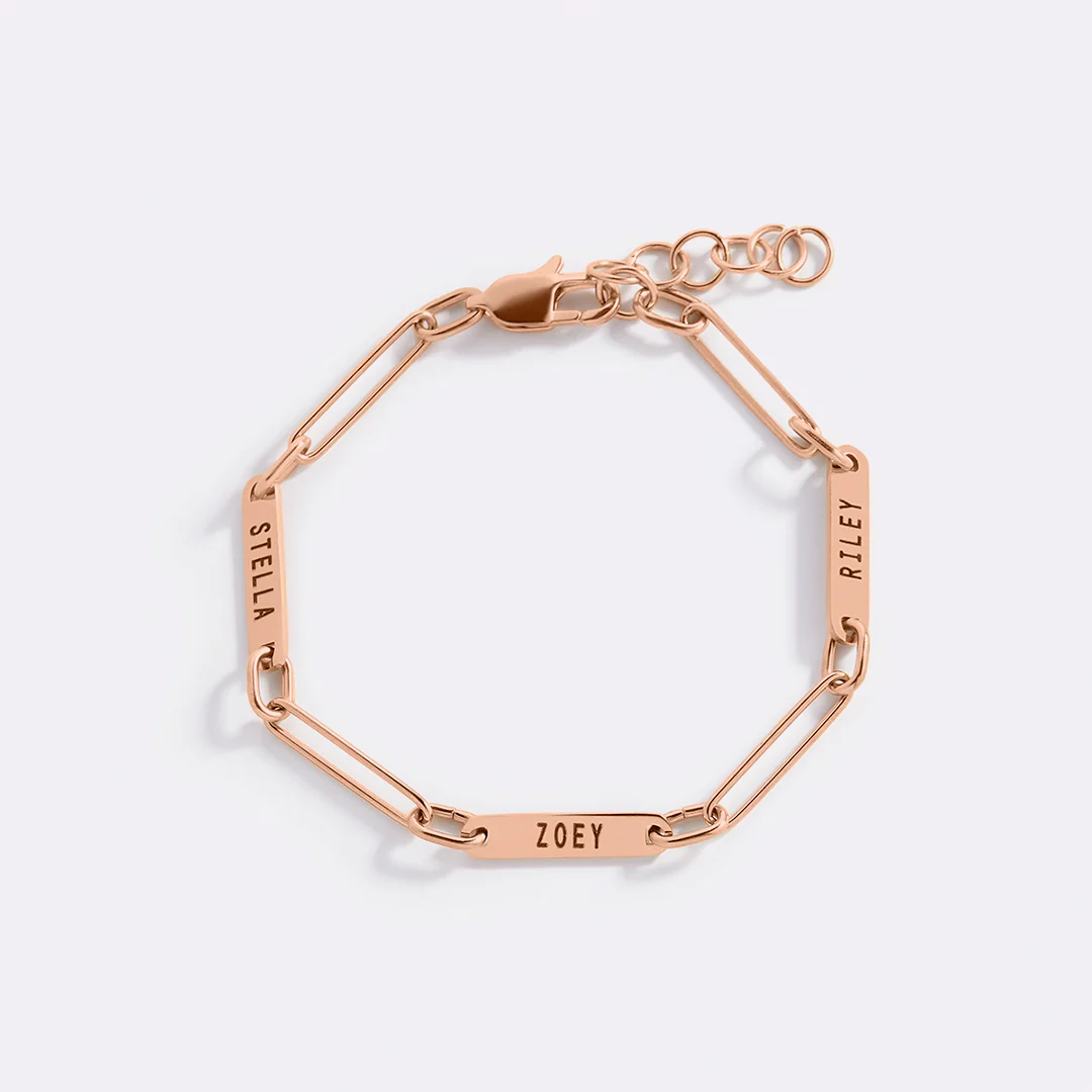Personalized Paperclip Name Bracelet - Image 44