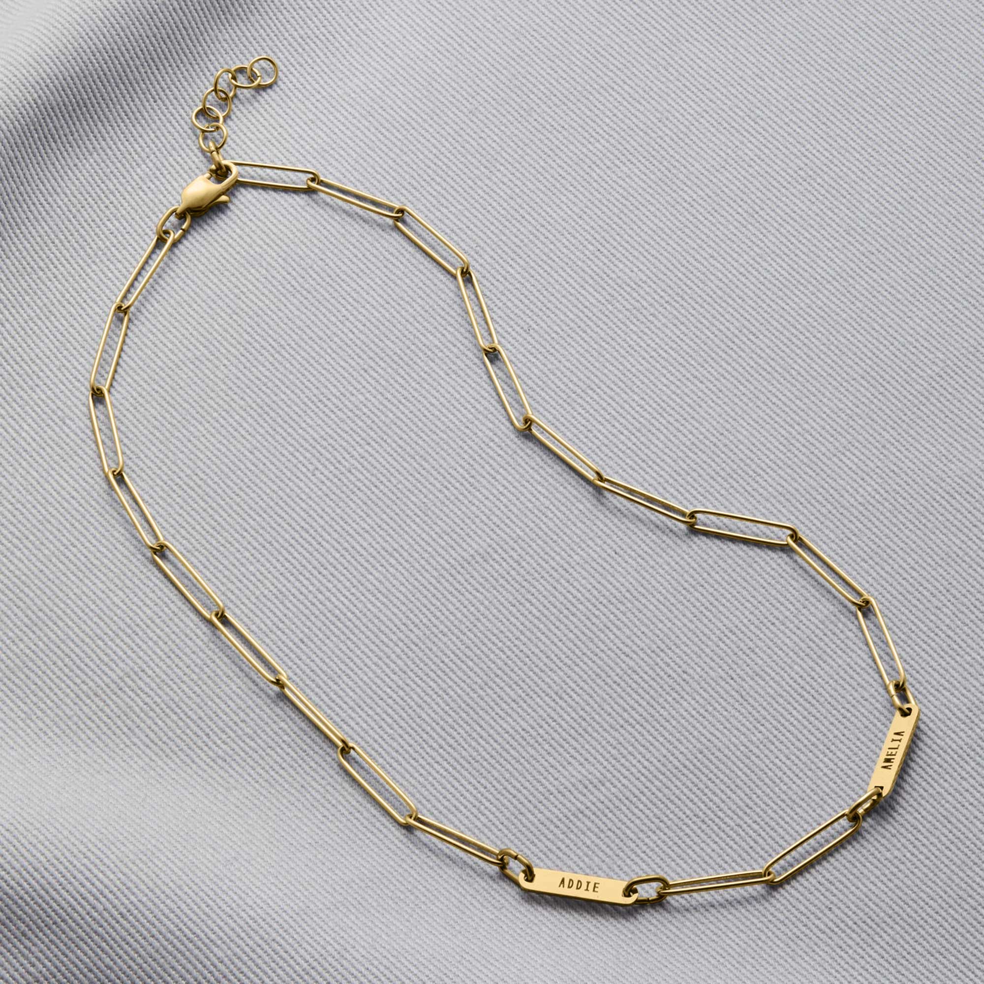 Paperclip Necklace With Personalized Names - Image 40