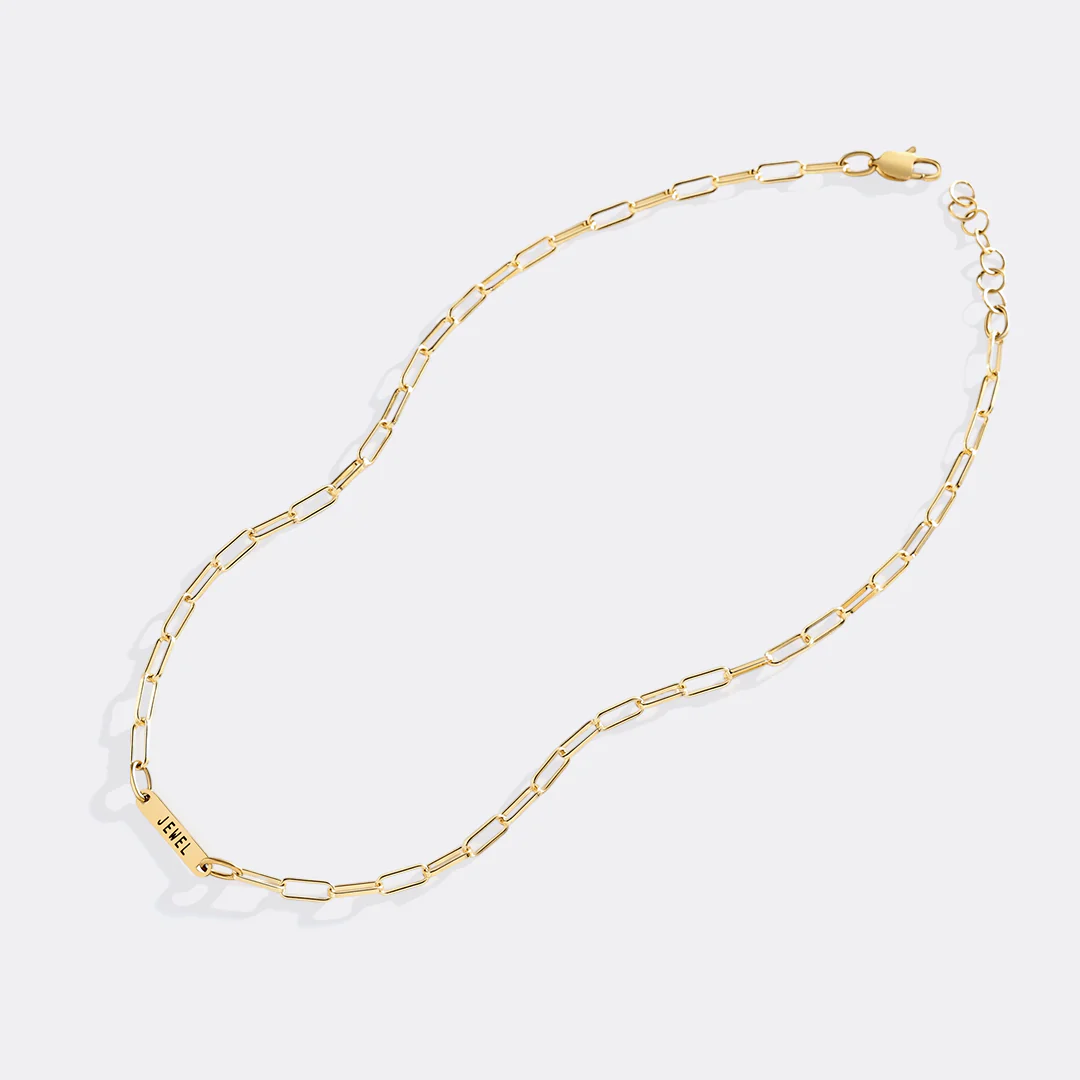 Paperclip Necklace With Personalized Names - Image 62