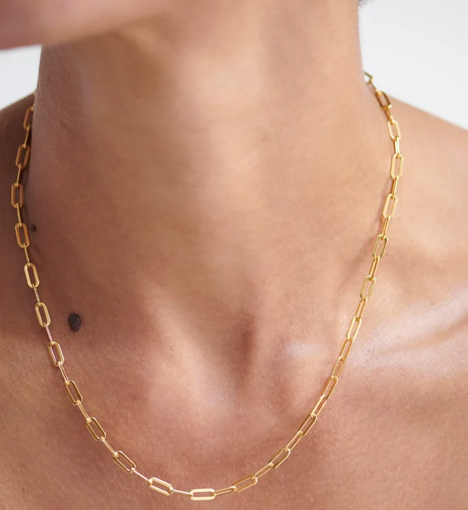 Paradiso Paperclip Chain Necklace - Image 5