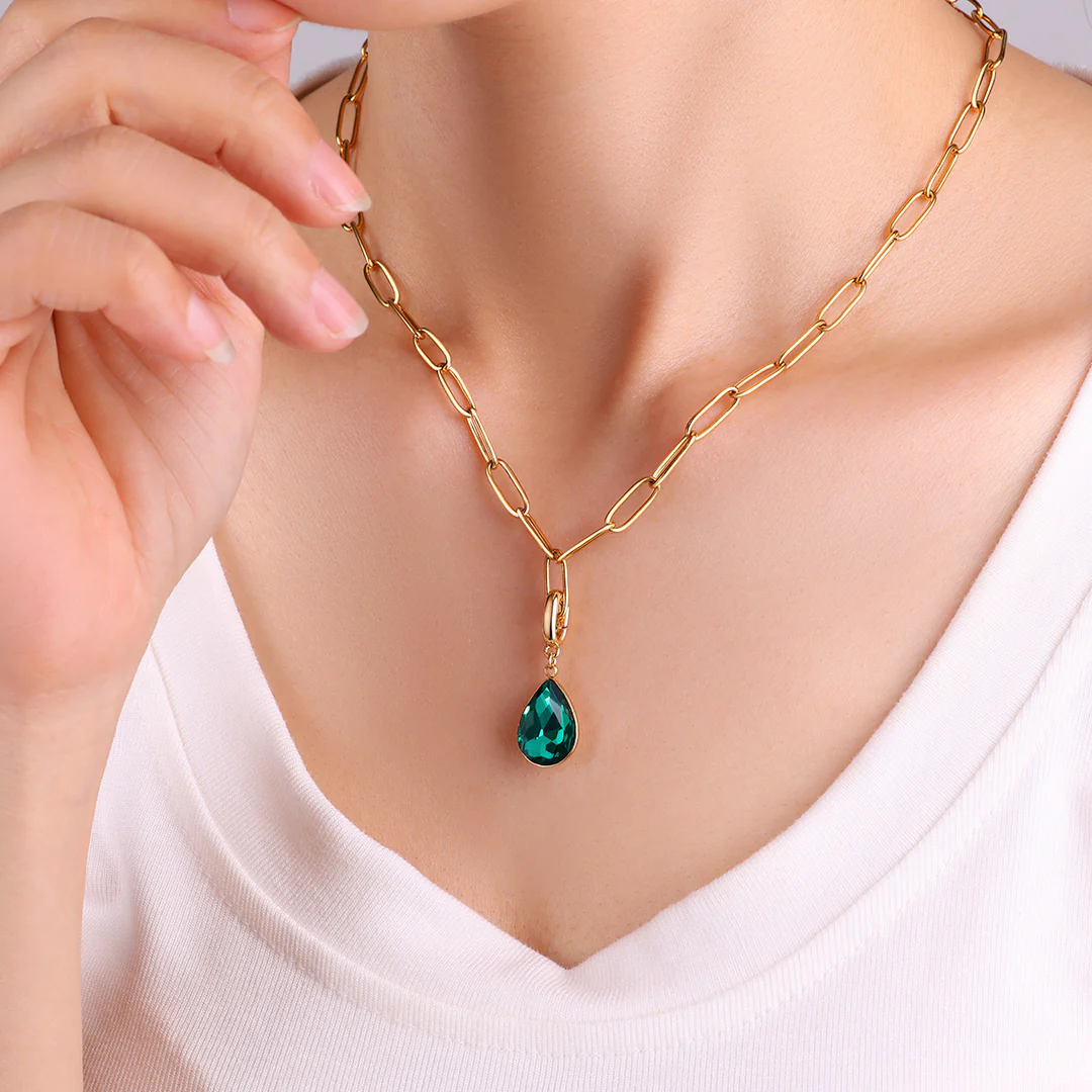 Teardrop Birthstone Charm - Image 38