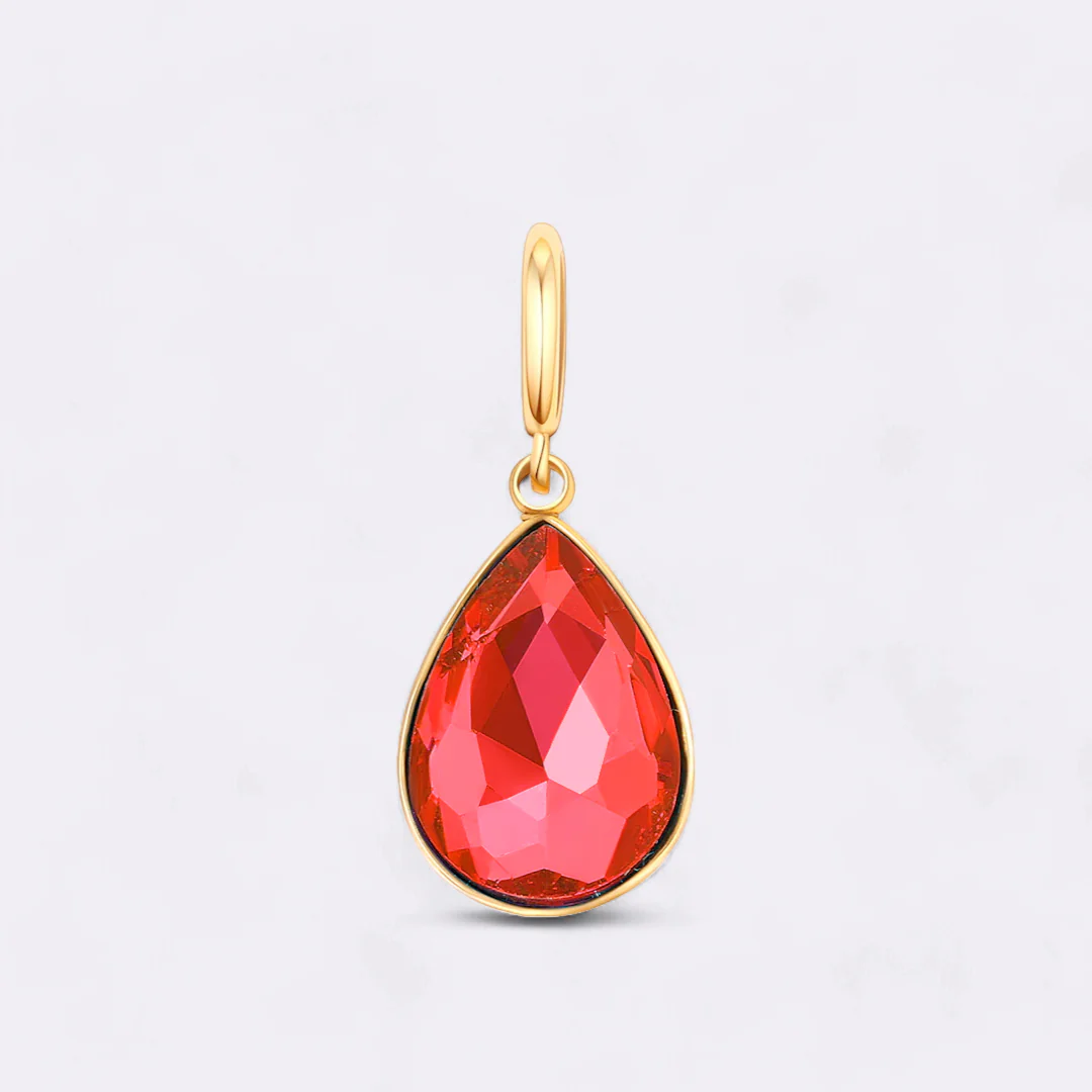 Teardrop Birthstone Charm - Image 4