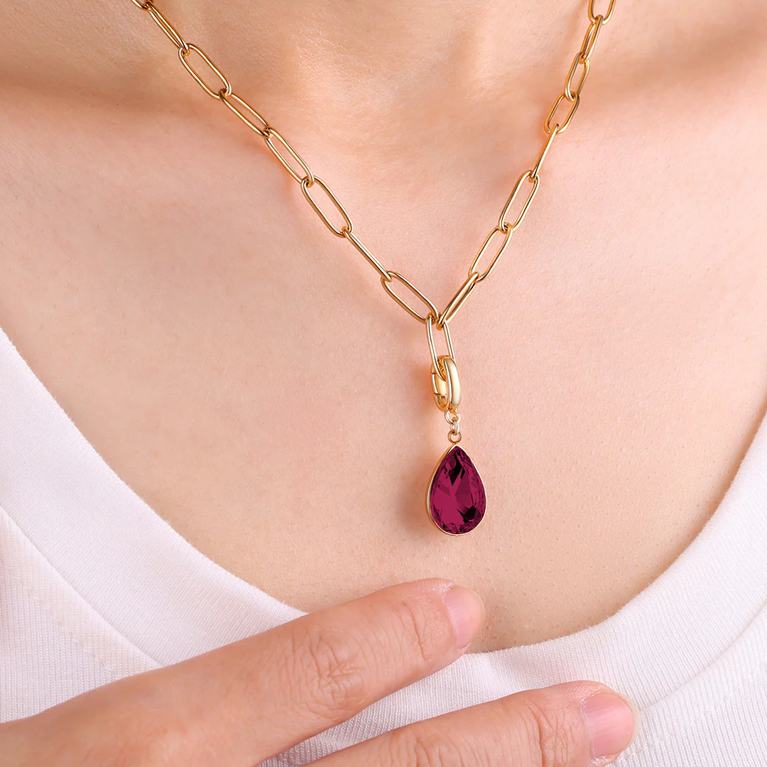 Teardrop Birthstone Charm - Image 47
