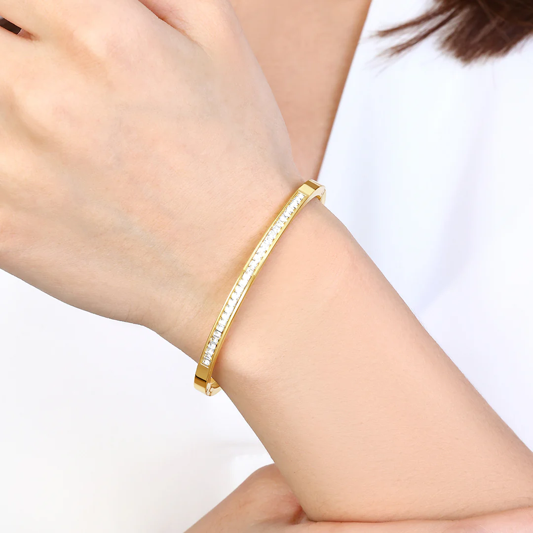 Pave Bangle Bracelet - Image 6