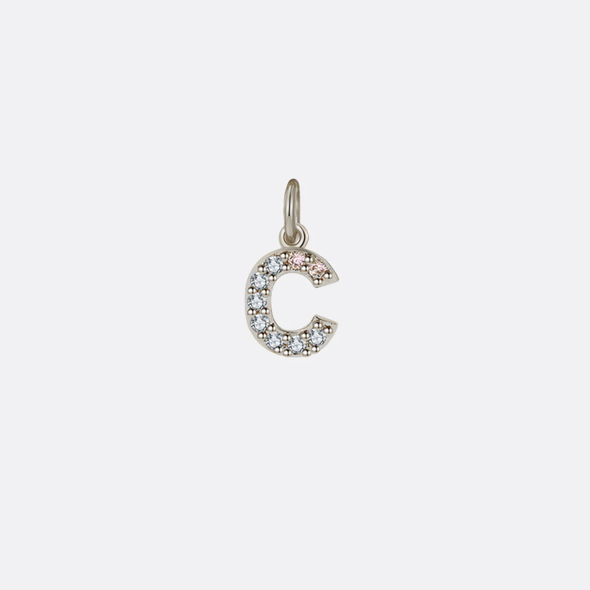 Dainty Pave Initial Charm - Image 31