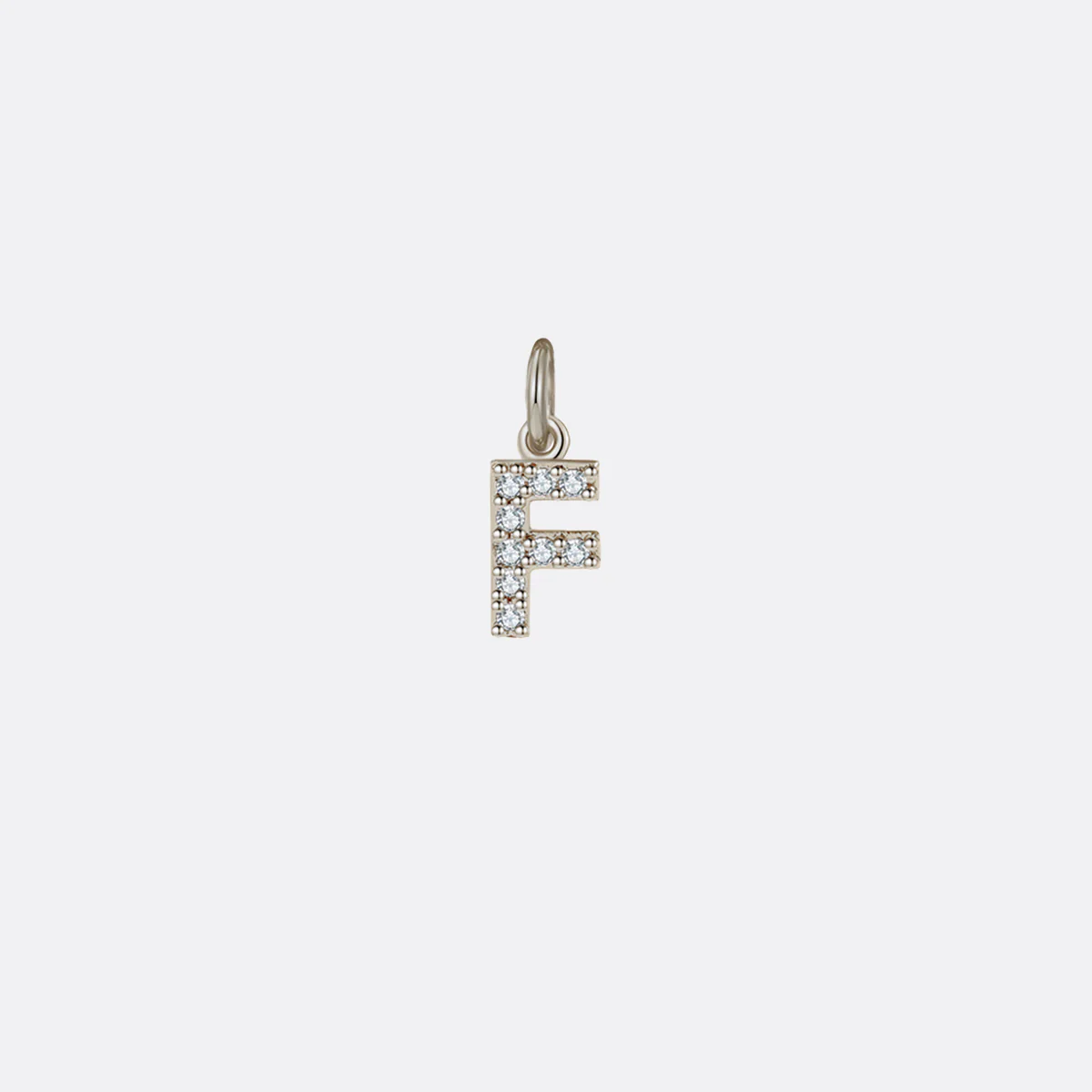 Dainty Pave Initial Charm - Image 34