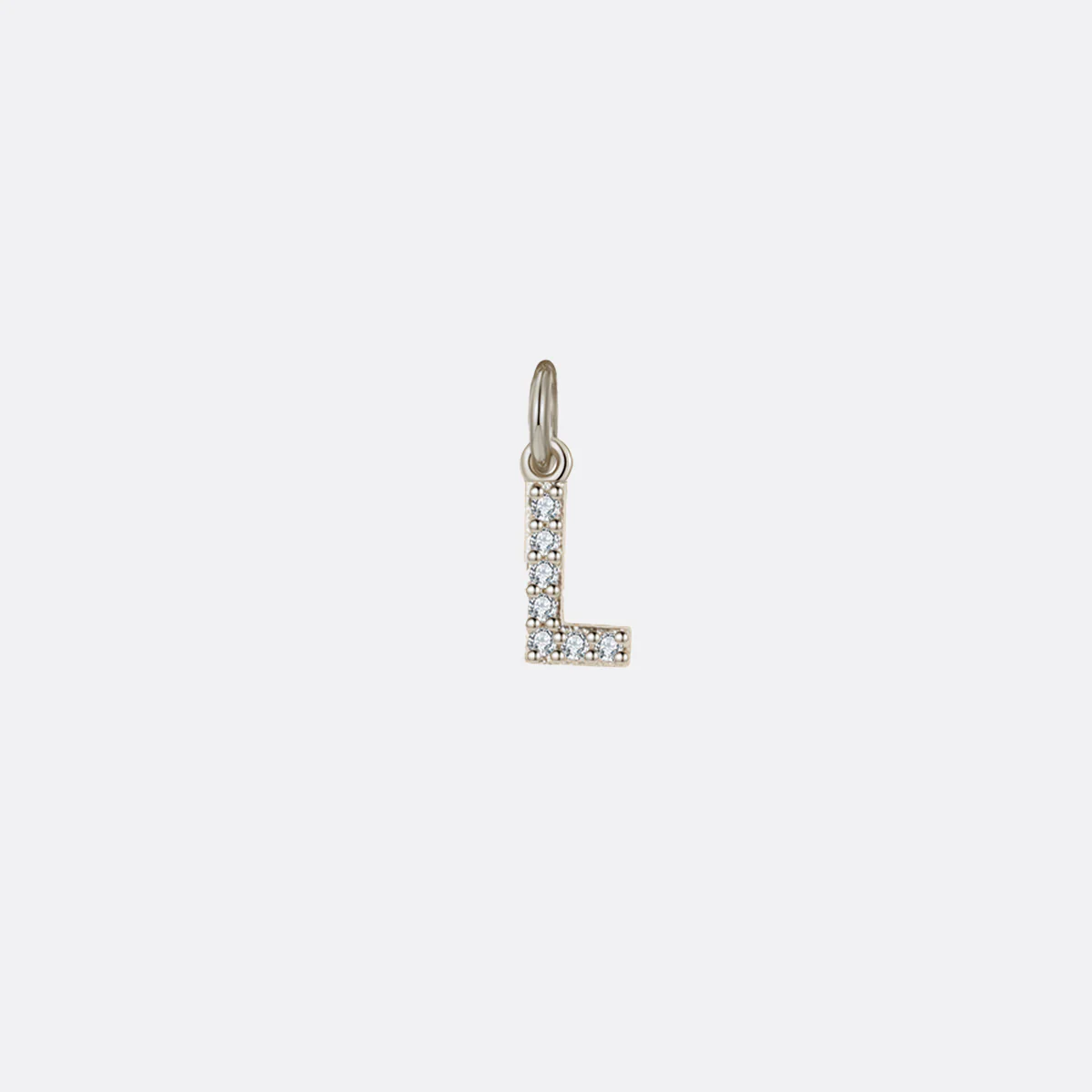 Dainty Pave Initial Charm - Image 40