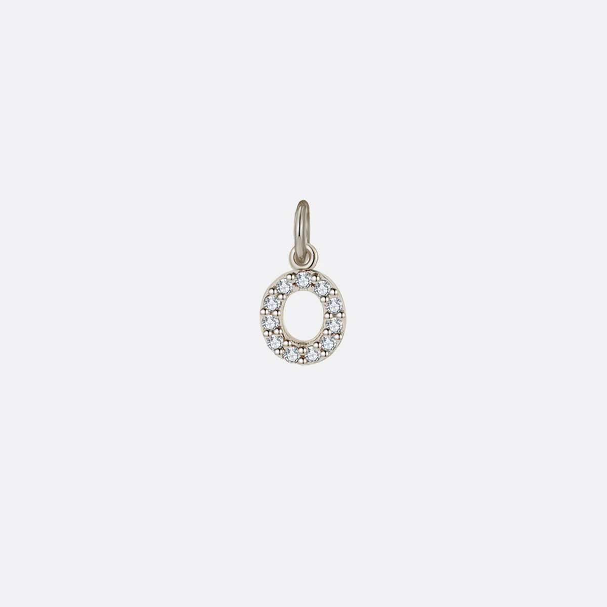 Dainty Pave Initial Charm - Image 43