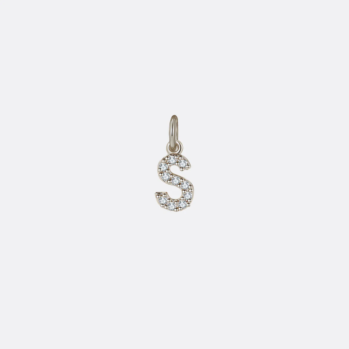 Dainty Pave Initial Charm - Image 47