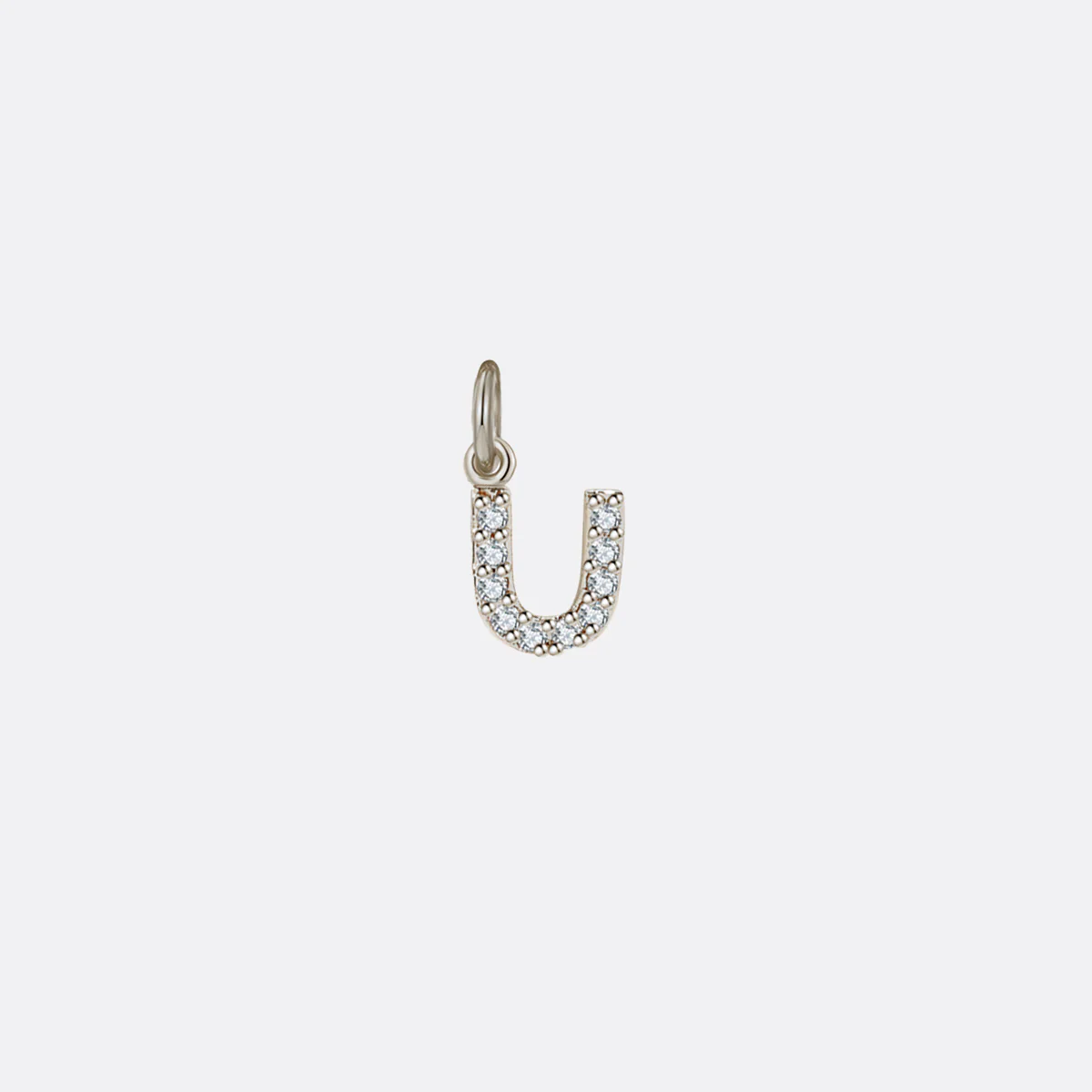 Dainty Pave Initial Charm - Image 49