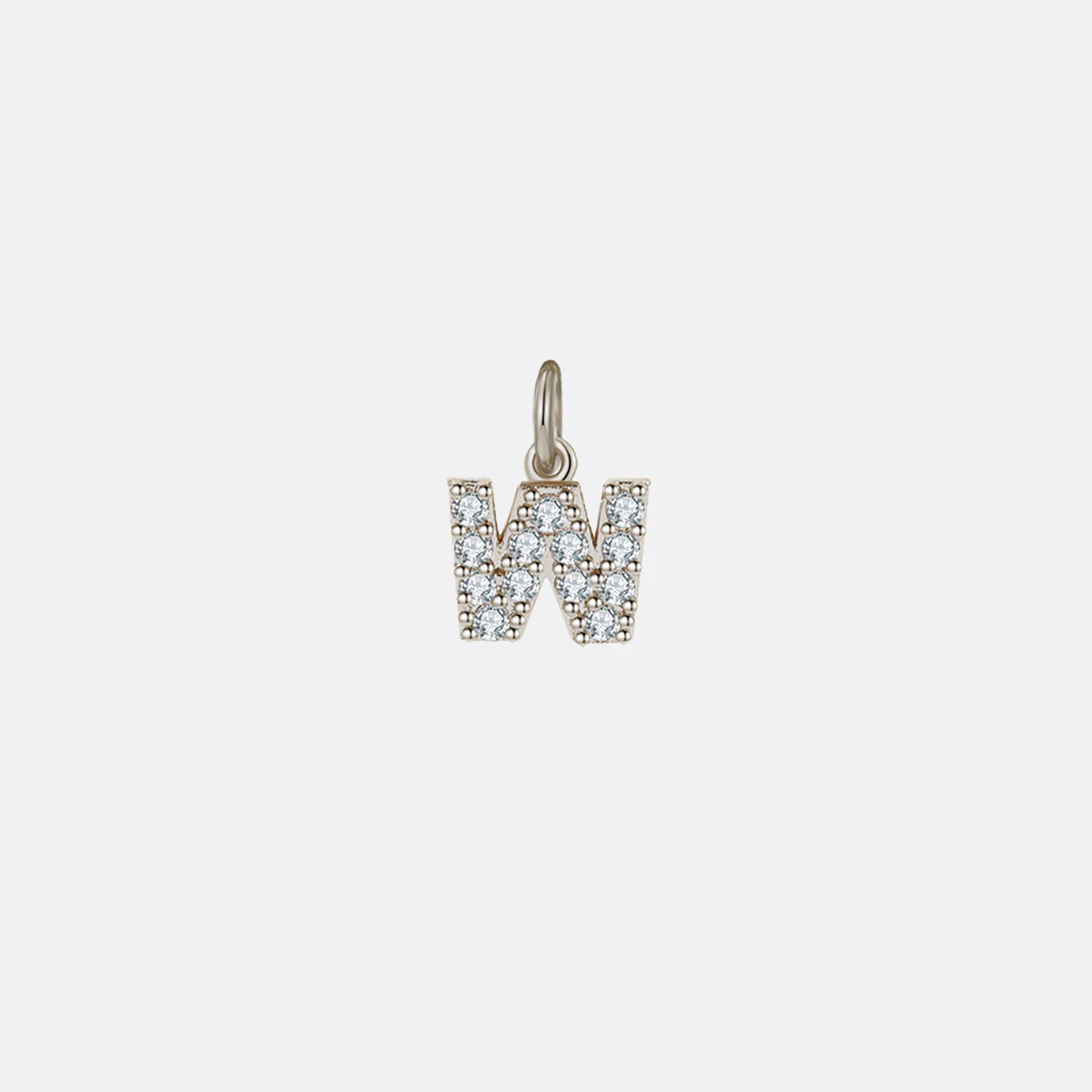 Dainty Pave Initial Charm - Image 51