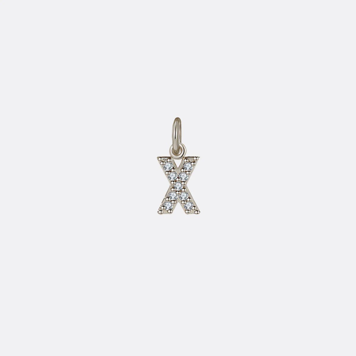Dainty Pave Initial Charm - Image 52