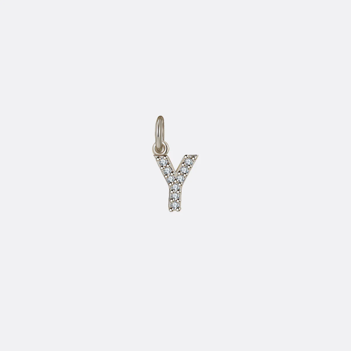 Dainty Pave Initial Charm - Image 53