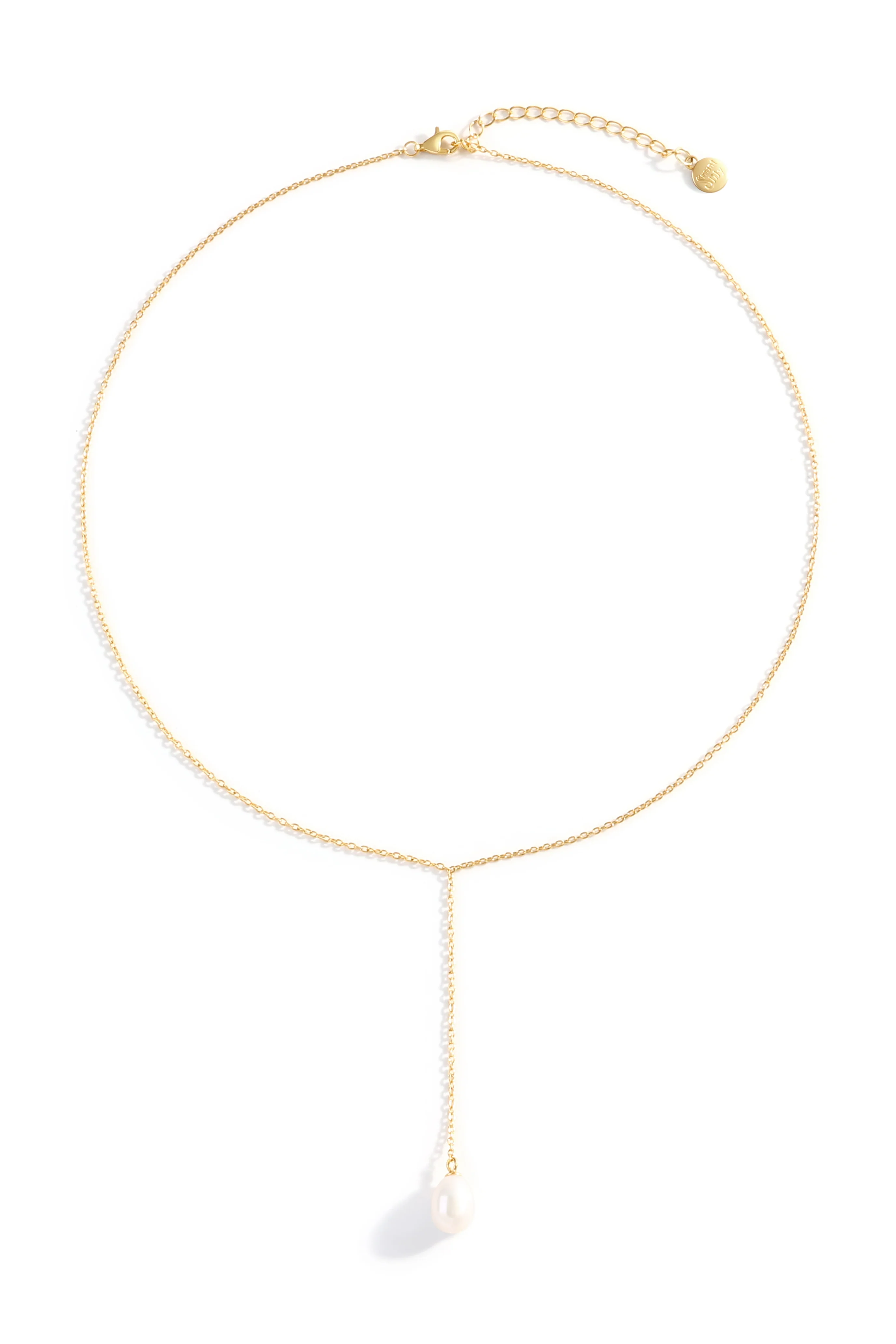 Pearl Lariat Necklace - Image 6