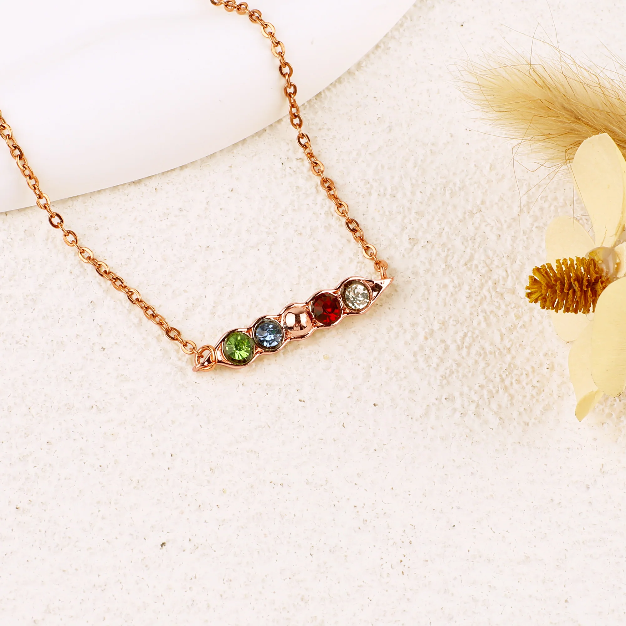 Peas in a Pod Birthstone Bracelet - Image 10