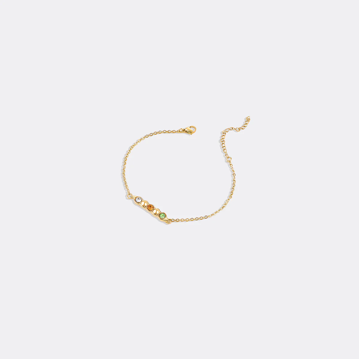 Peas in a Pod Birthstone Bracelet - Image 53
