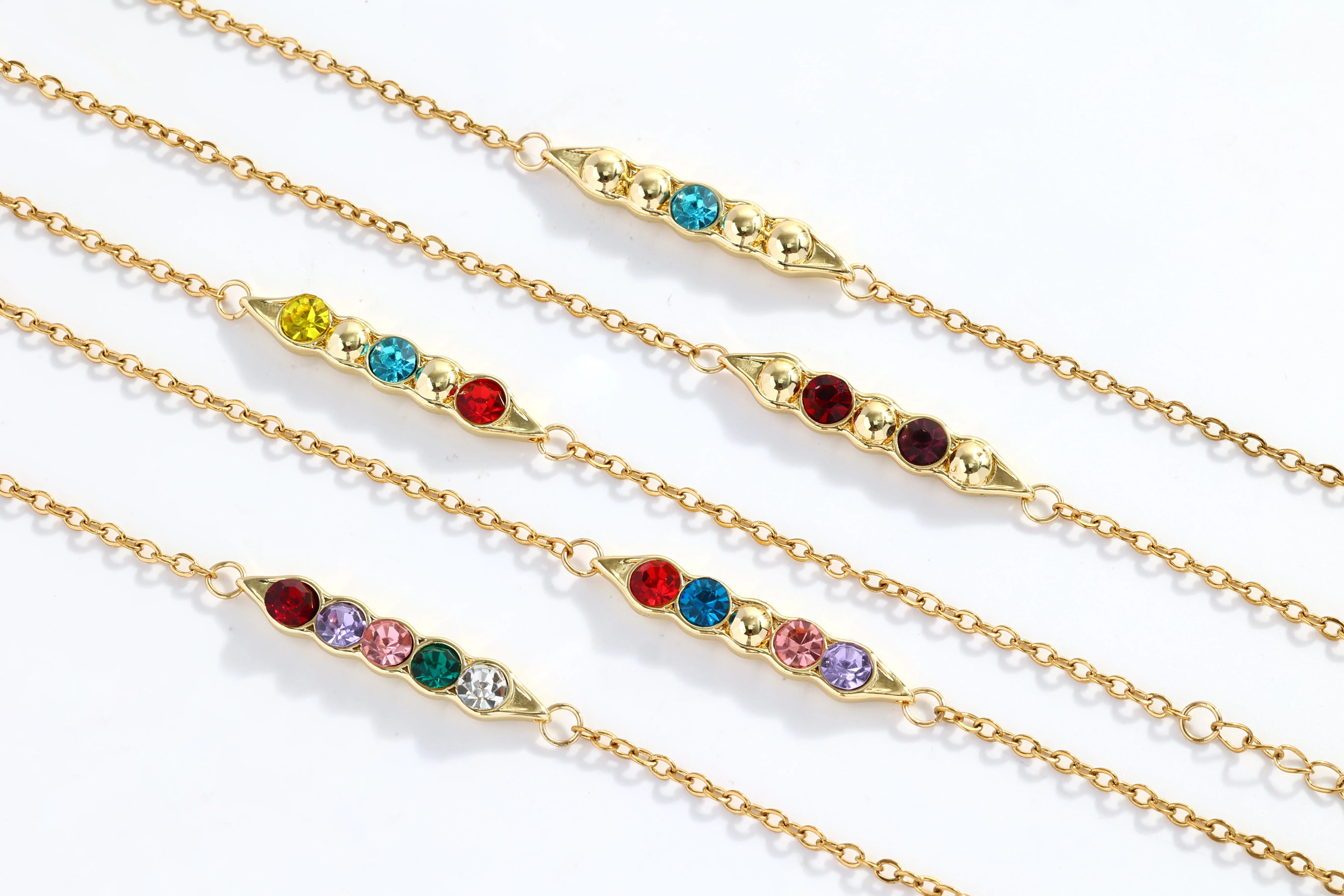 Peas in a Pod Birthstone Bracelet - Image 66
