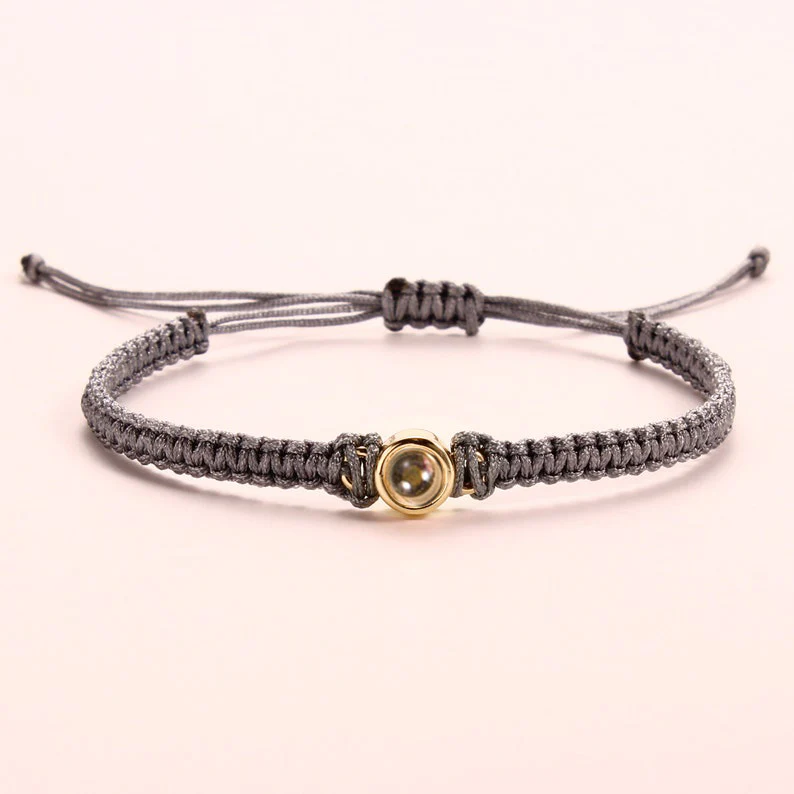 Personalized Braided Photo Bracelet - Image 10