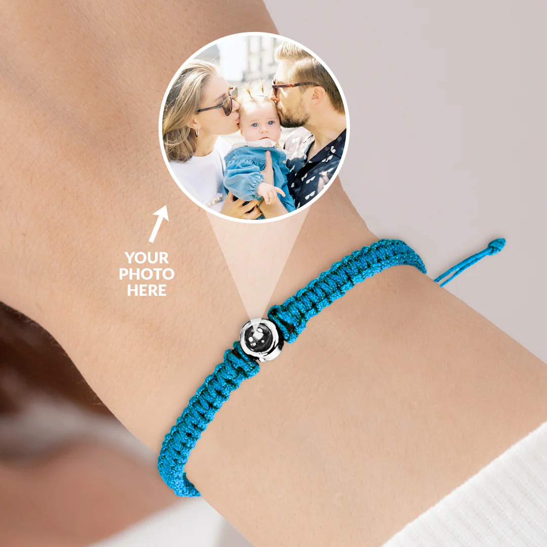 Personalized Braided Photo Bracelet - Image 100