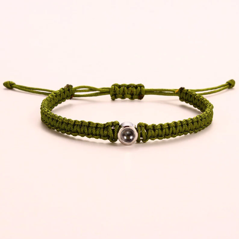 Personalized Braided Photo Bracelet - Image 21