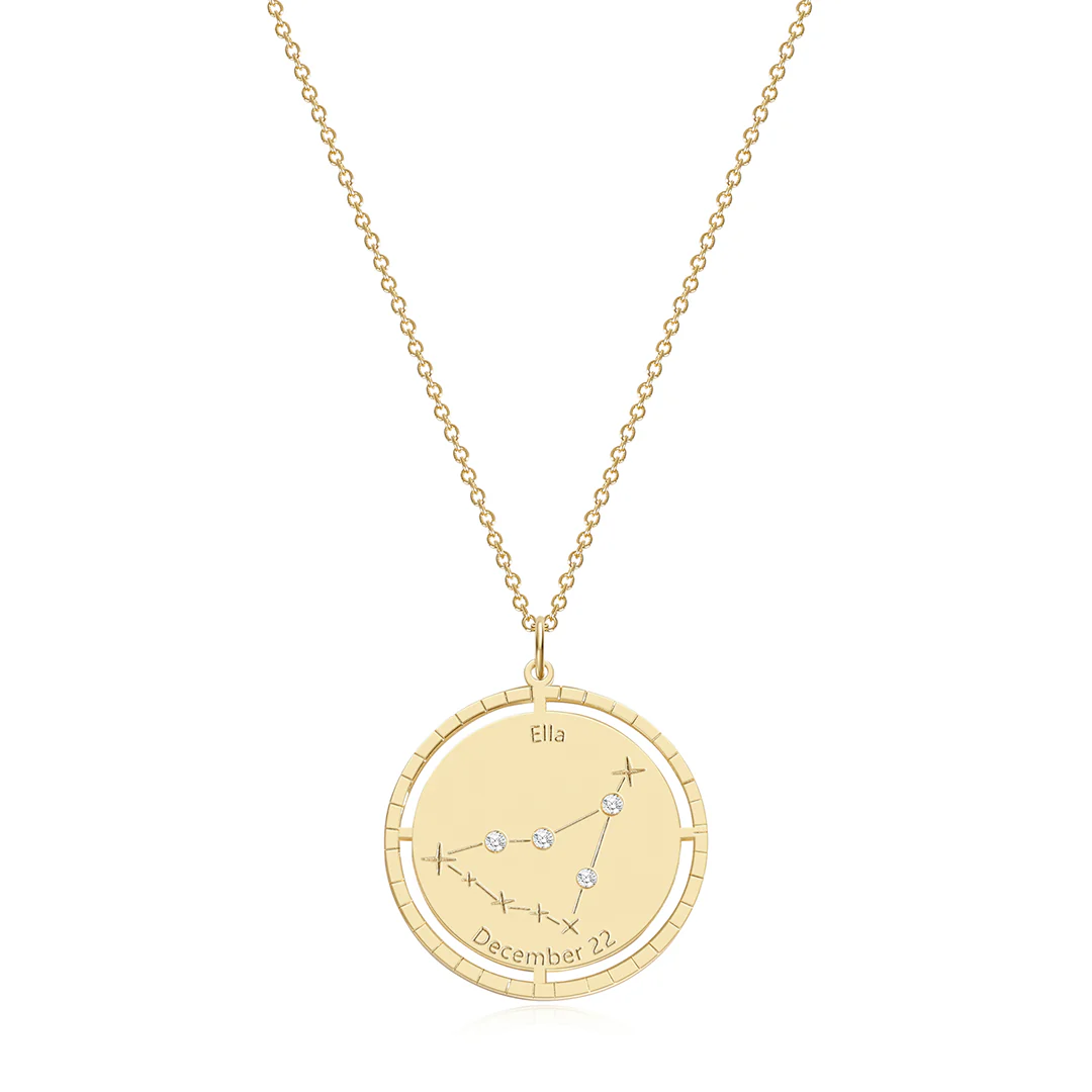 Personalized Constellation Pendant Necklace - Image 5