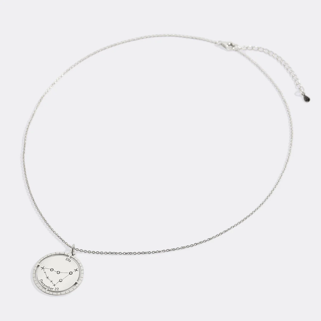Personalized Constellation Pendant Necklace - Image 73