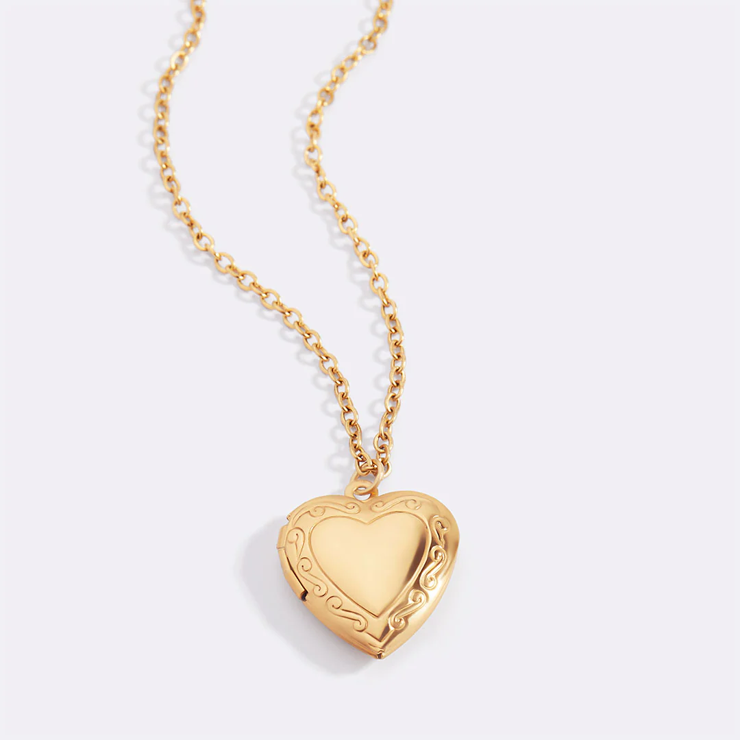 Personalized Heart Locket Necklace - Image 17