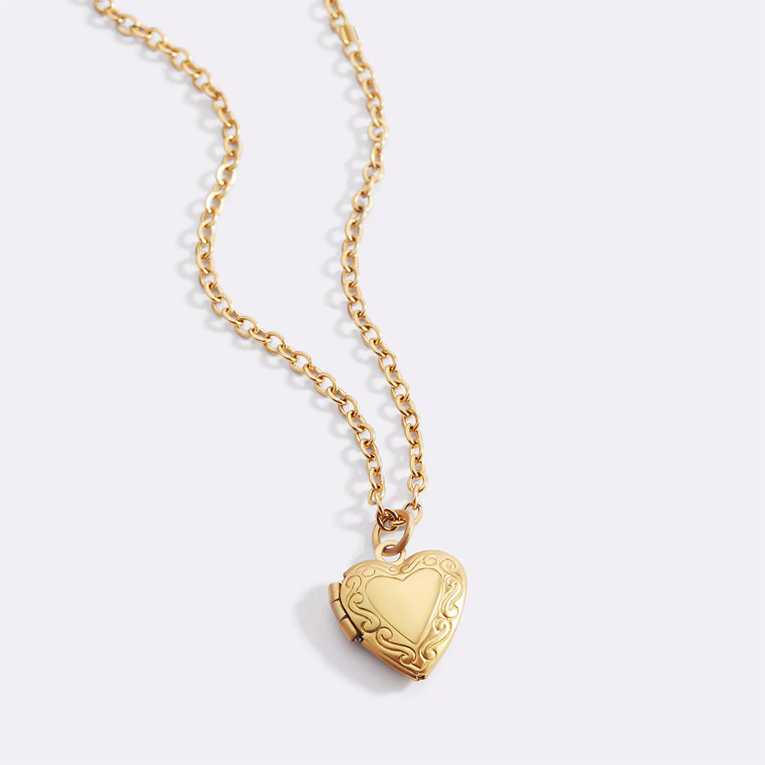 Personalized Heart Locket Necklace - Image 19