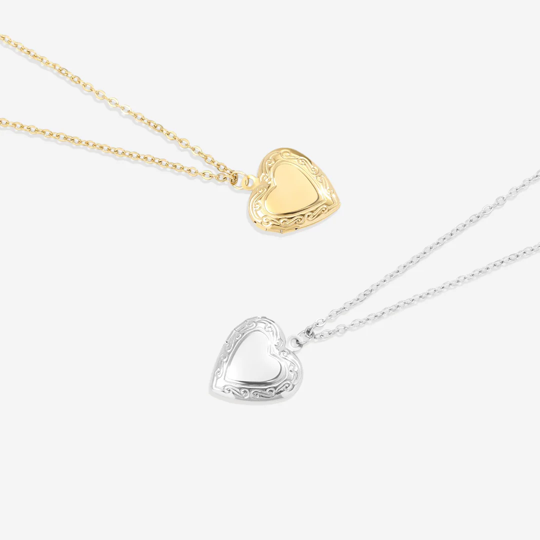 Personalized Heart Locket Necklace - Image 8