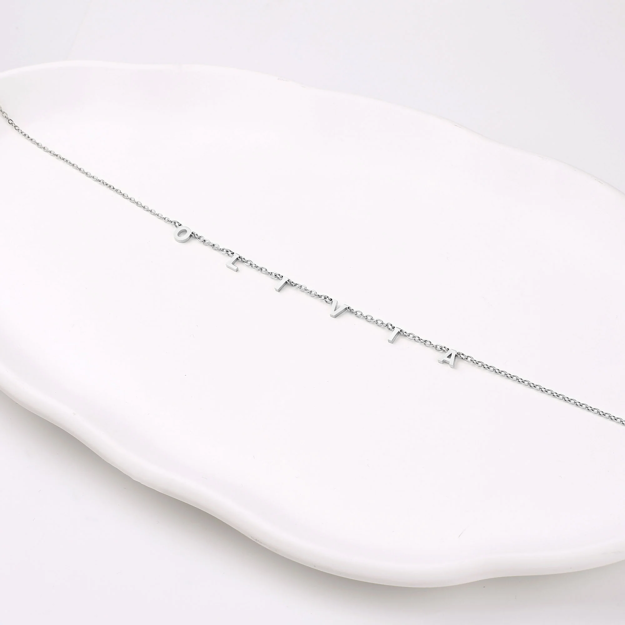 Personalized Minimalist Letter Necklace - Image 15