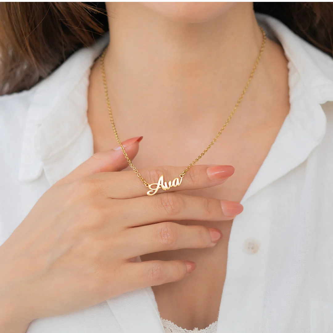 Quill Name Necklace - Image 3