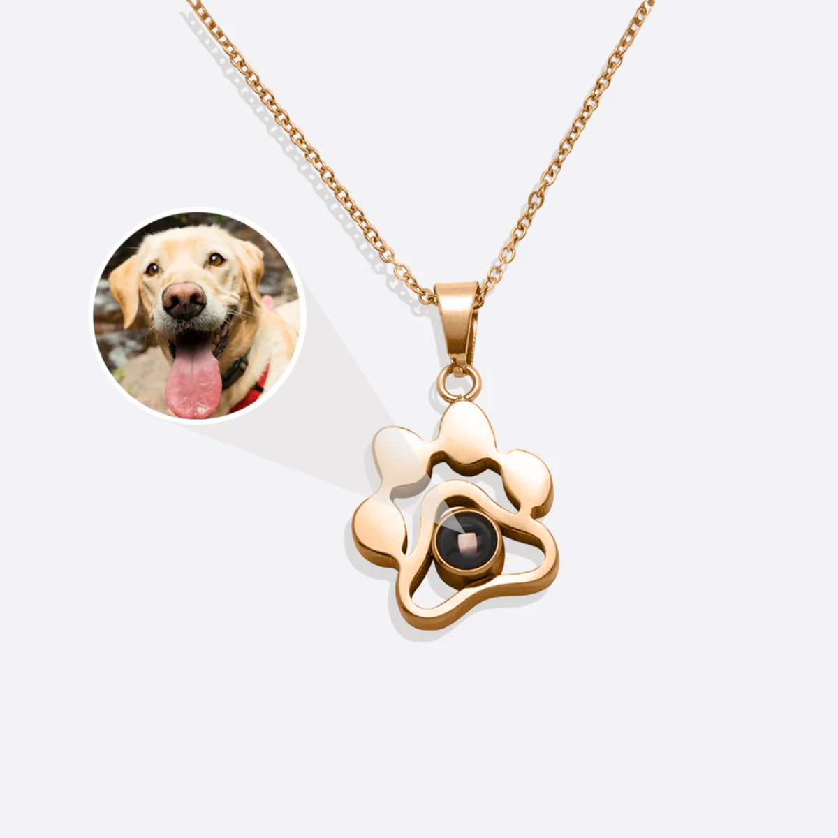 Personalized Pet Photo Necklace - Image 10