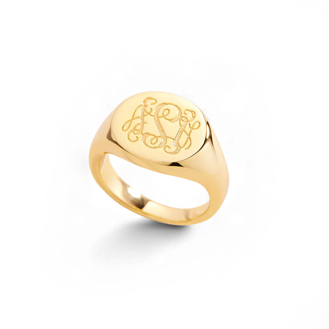 Monogram Signet Ring