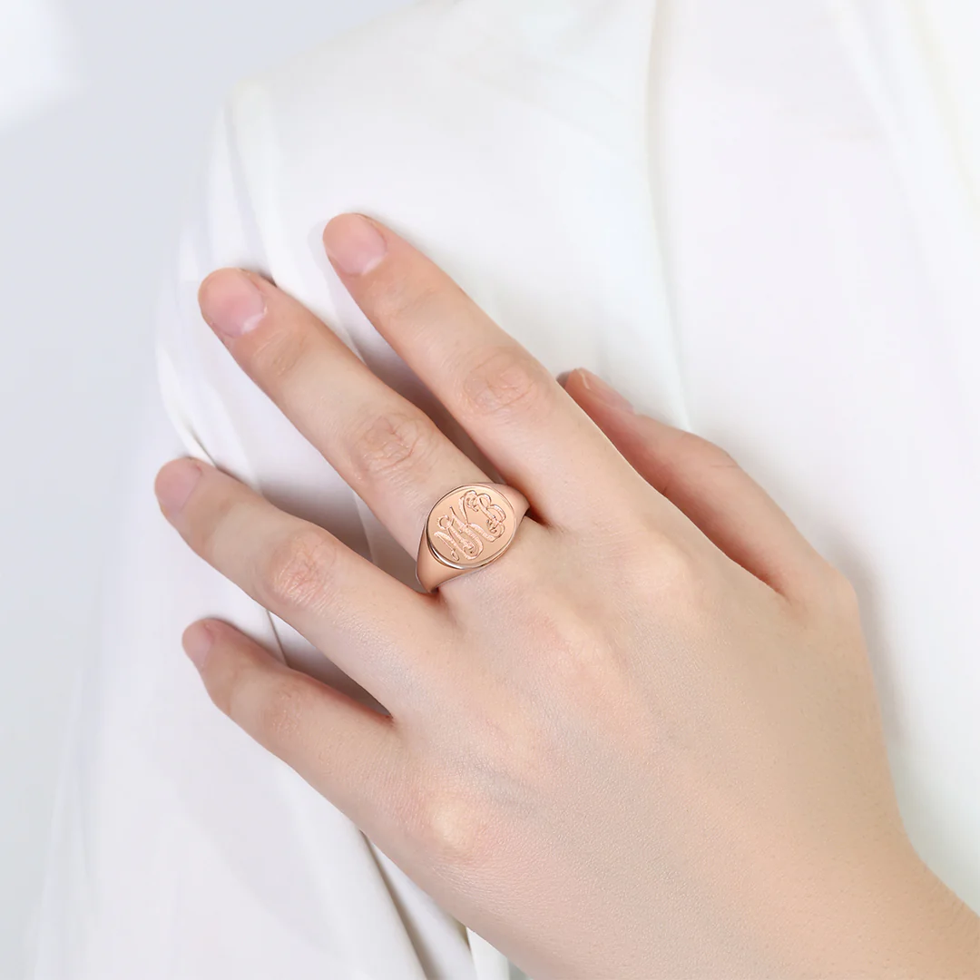 Monogram Signet Ring - Image 2