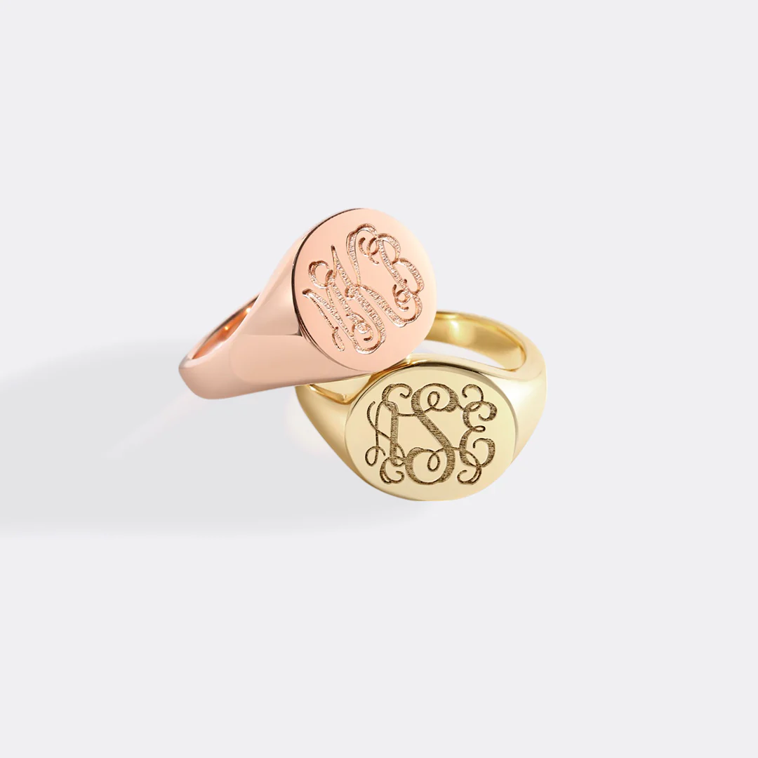 Monogram Signet Ring - Image 6