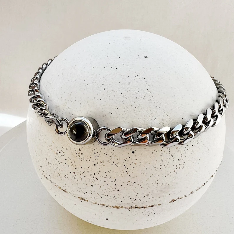 Cuban Chain Photo Bracelet - Image 7