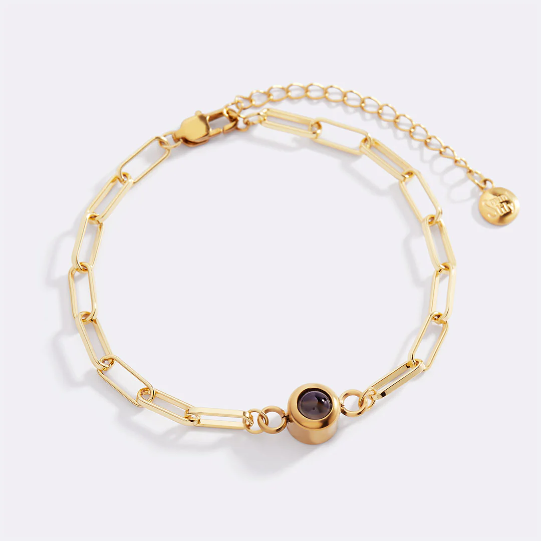 Photo Bracelet with Paperclip Chain - Image 10